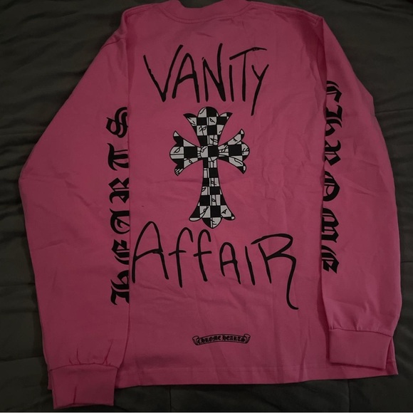 Chrome Hearts Fuchsia Graphic Long Sleeve
